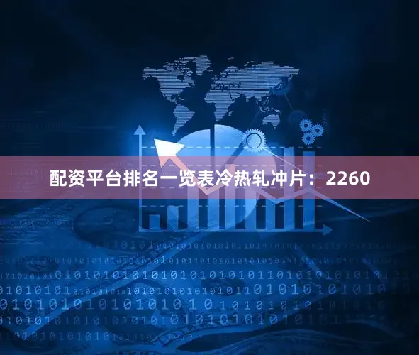配资平台排名一览表冷热轧冲片：2260